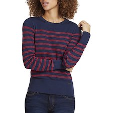 Image of Nautica  STRIPED CREW NECK SWEATER
