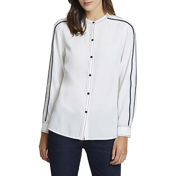 Image of Nautica  DOUBLE STRIPE LONG SLEEVE SHIRT