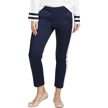 Image of Nautica  CONTRAST PANEL SLIM FIT PANTS