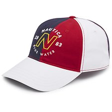 Image of Nautica NAUTICA RED BLUE WATER CHALLENGE CLRBLK CAP