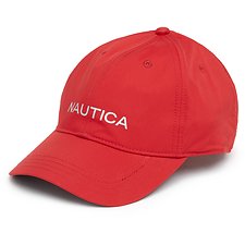 Image of Nautica NAUTICA RED RAINBREAKER PRINTED BASEBALL CAP
