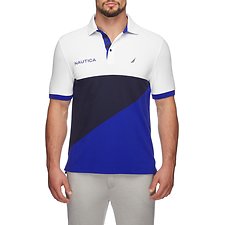 Image of Nautica BRIGHT WHITE NAVTECH SIGNAL BLOCKED  POLO