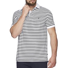 Image of Nautica  SHORT SLEEVE ANCHOR STRIPE POLO