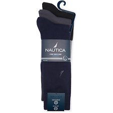 Image of Nautica  NAUTICA 3PK SUPERSOFT DRESS SOCK