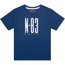 Image of Nautica DARK BLUE BOYS N83 GRAPHIC TEE