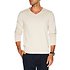 Image of Nautica OATMEAL HEATHER Big & Tall Long Sleeve Solid V-Neck Sweater