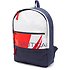 Image of Nautica WHITE Tri-Color Logo Backpack