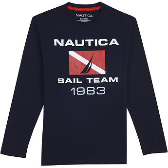 Image of Nautica  SAILING 83 LONG SLEEVEGRAPHIC TEE