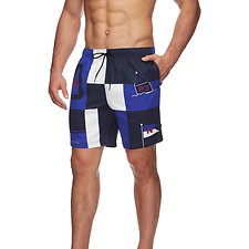 Image of Nautica BRIGHT COBALT 18" ICONIC 83 COLORBLOCK SWIMS