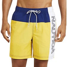 Image of Nautica MUSTARD FIELD 18" HERITAGE BLOCK SWIMS