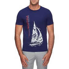 Image of Nautica JUST NAVY NAUTICA COMPETITION YACHT SAILING TEE