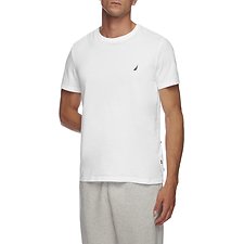 Image of Nautica BRIGHT WHITE SHORT SLEEVE ANCHOR LOGO TEE
